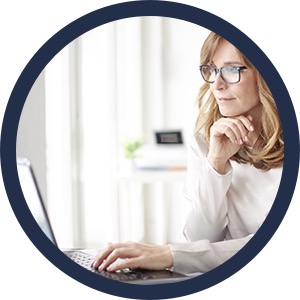 Websitebezoeker chat met receptioniste